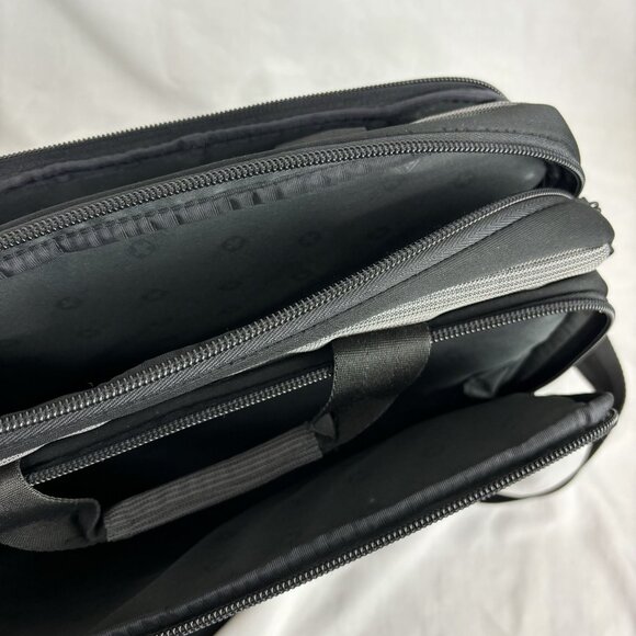 SwissGear Wenger Black & Gray Laptop Bag - Multiple Compartments Durable Fabric. - Picture 16 of 16